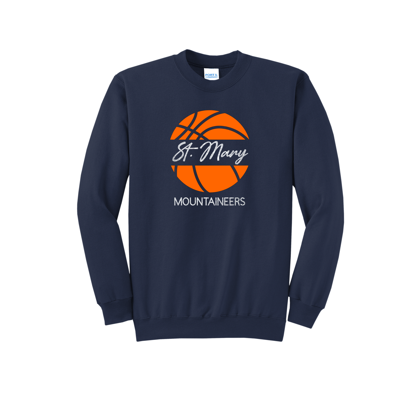 St. Mary Basketball Glitter Youth Sweatshirt