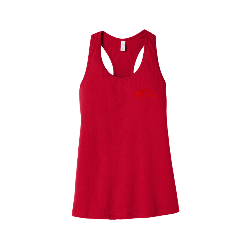 Glitter Collection - Women's Racerback Tank With Turbo Logo