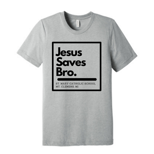 Youth Jesus Saves Bro. T-Shirt BELLA+CANVAS®