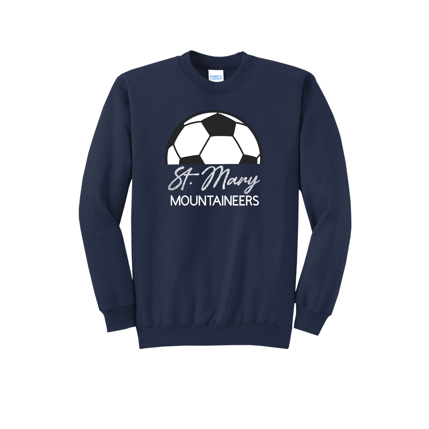 St. Mary Soccer Glitter Sweatshirt