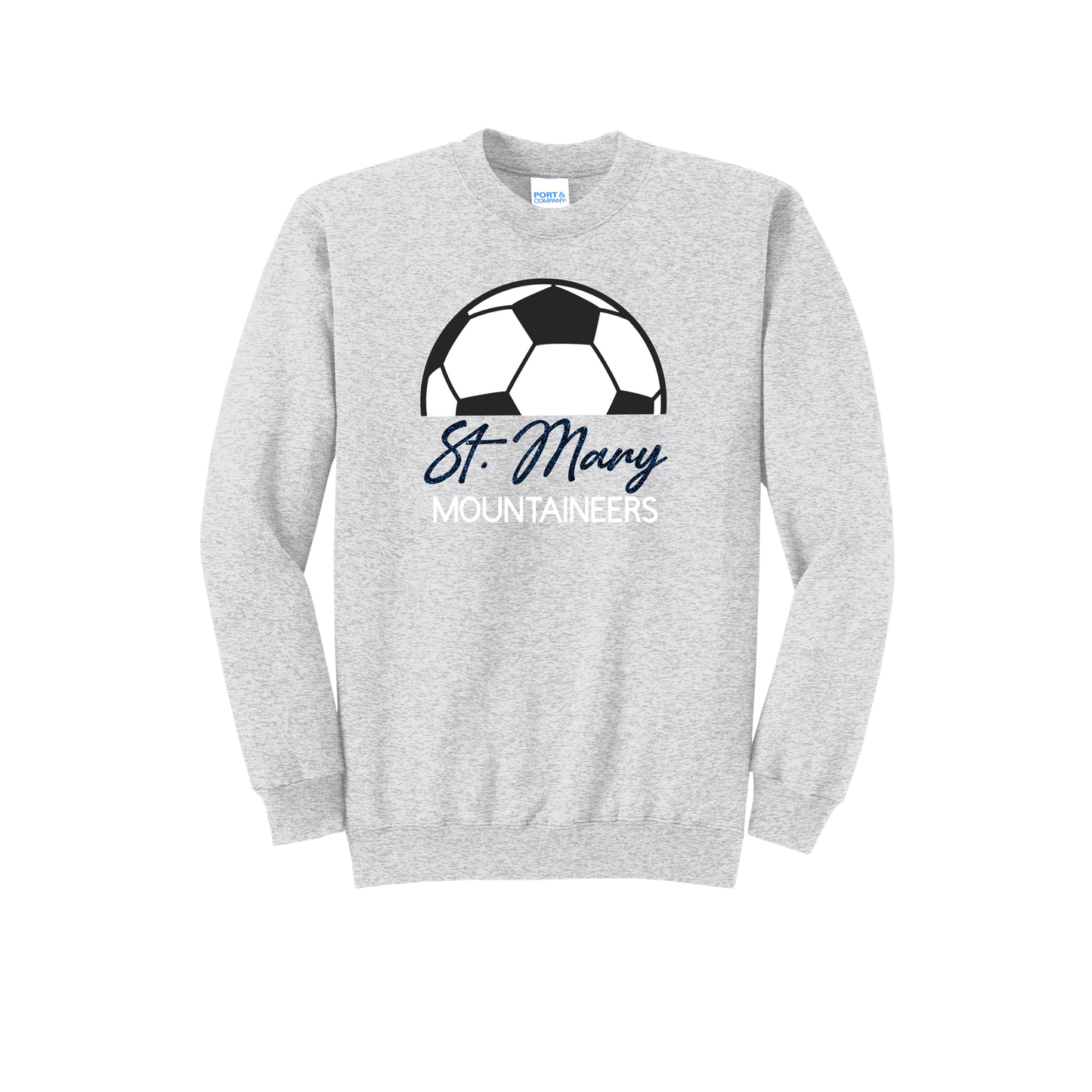 St. Mary Soccer Glitter Sweatshirt