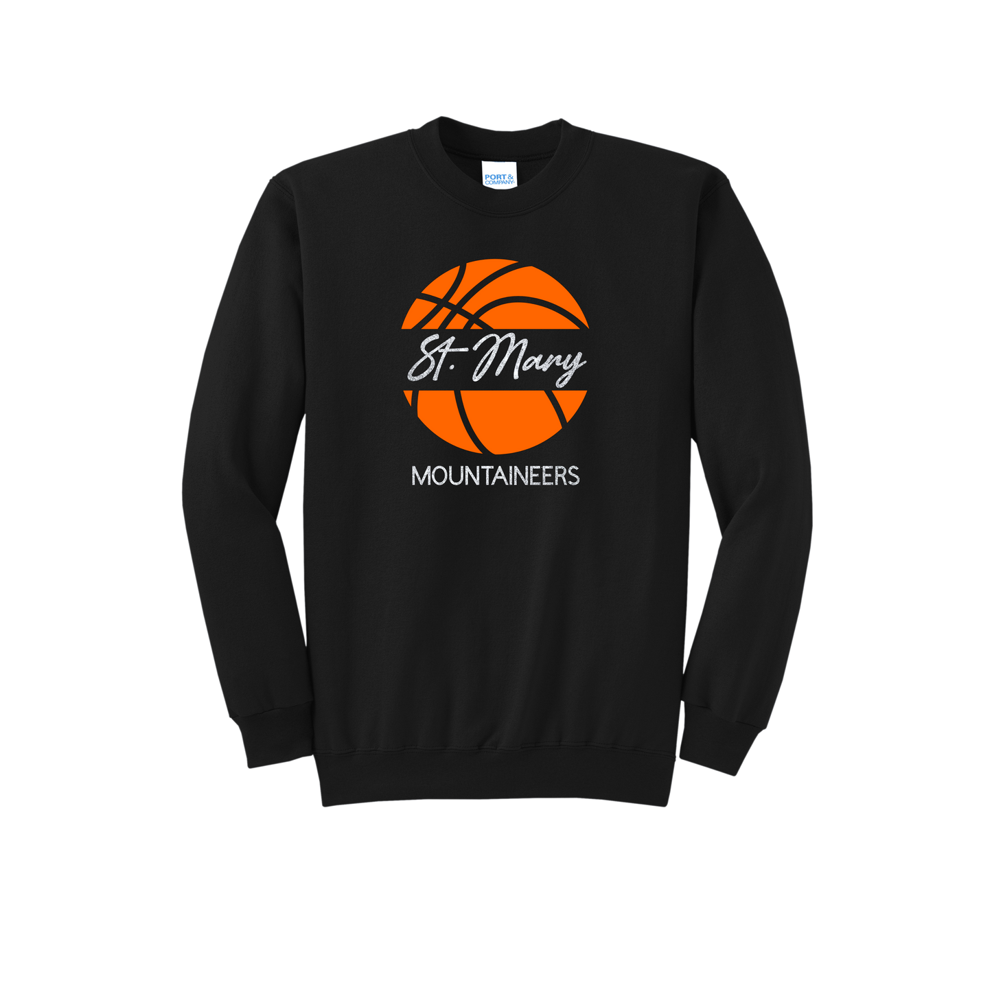St. Mary Basketball Glitter Youth Sweatshirt