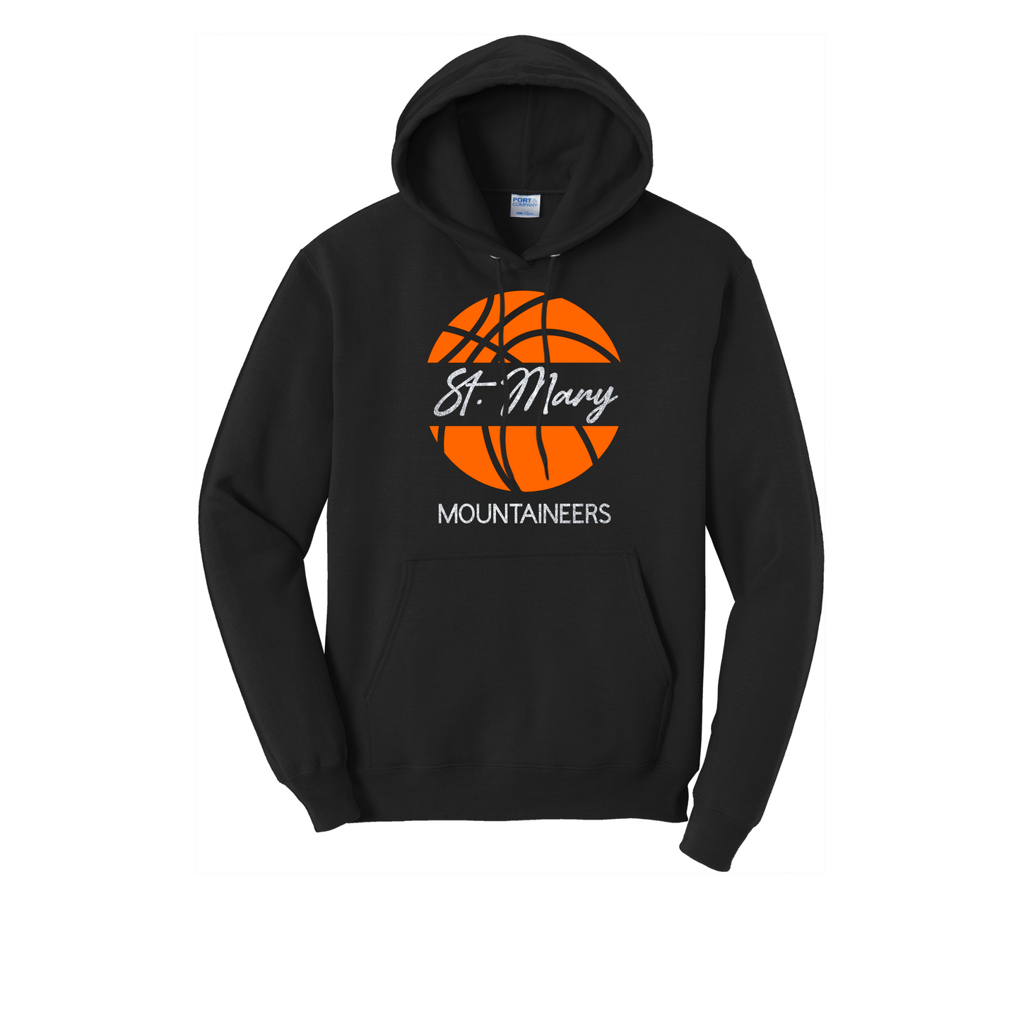 St. Mary Basketball Glitter Youth Sweatshirt