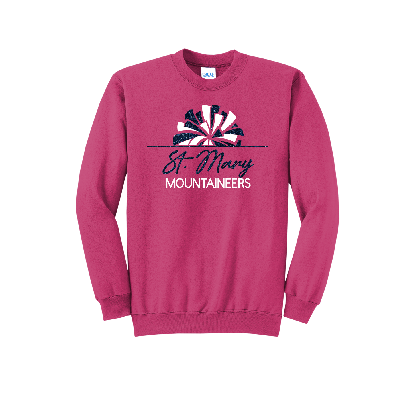 St. Mary Cheerleading Glitter Sweatshirt